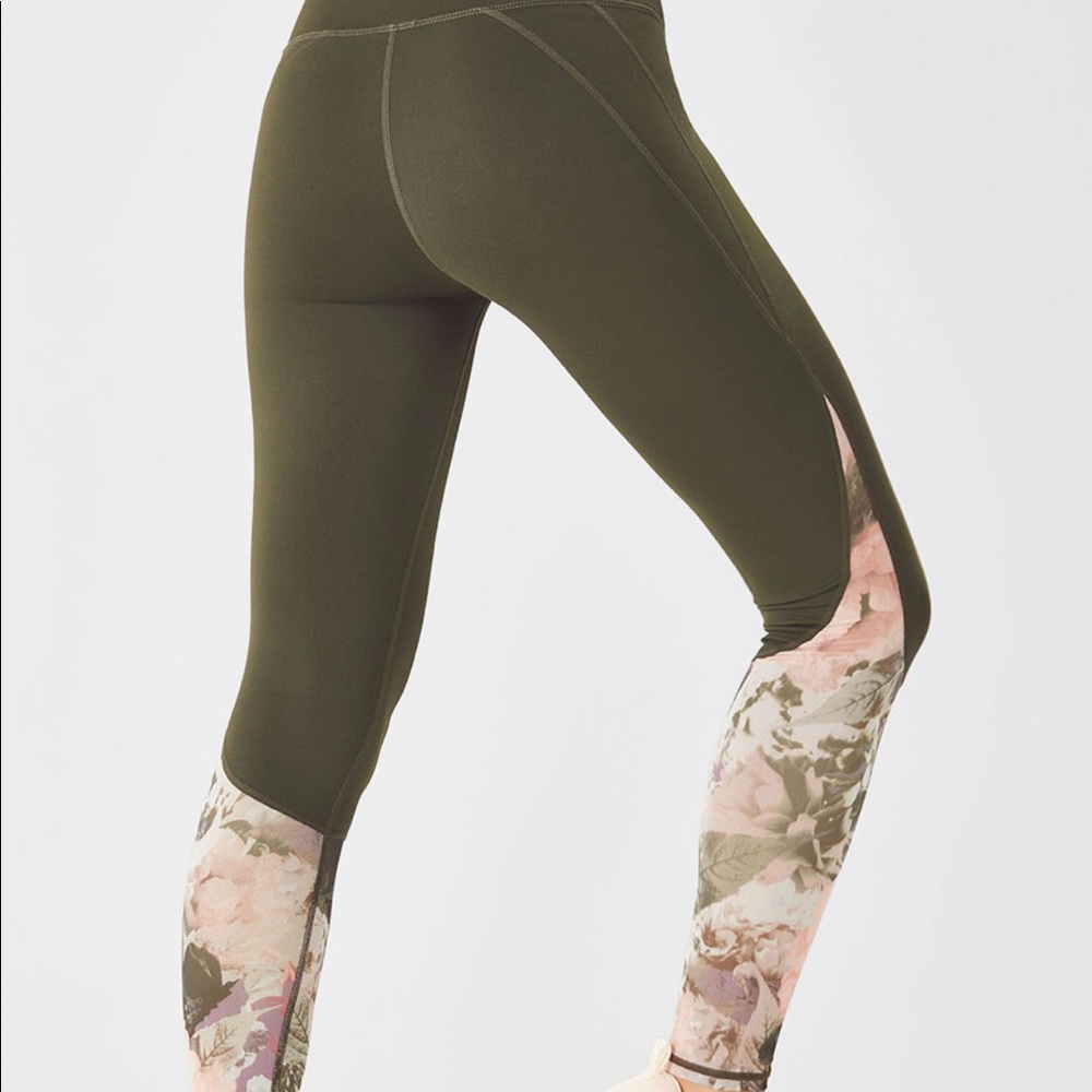Olive green Fabletics leggings